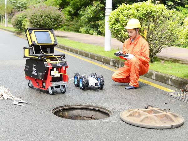 齐干却勒街道管道机器人检测
