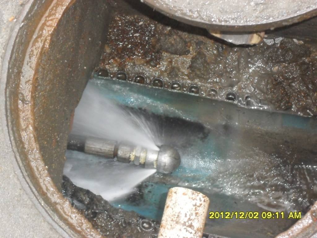 齐干却勒街道污水管道高压清洗