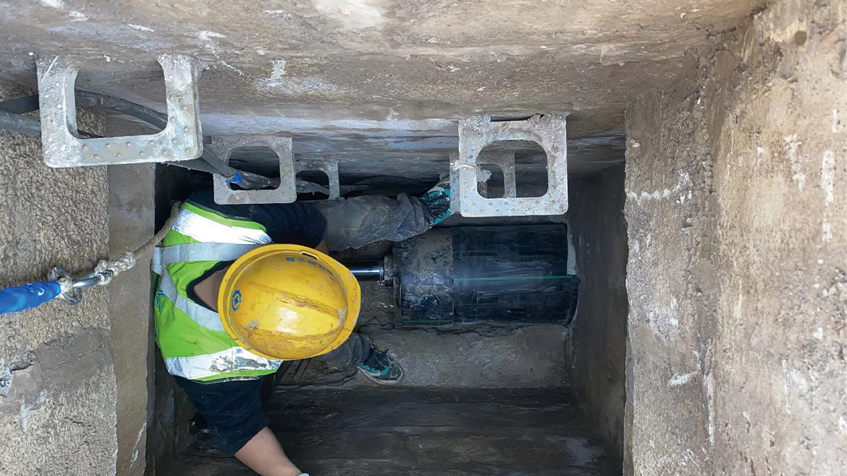 齐干却勒街道HDPE短管内衬法